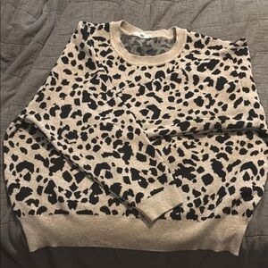 Leopard Print Sweater Women’s 3X